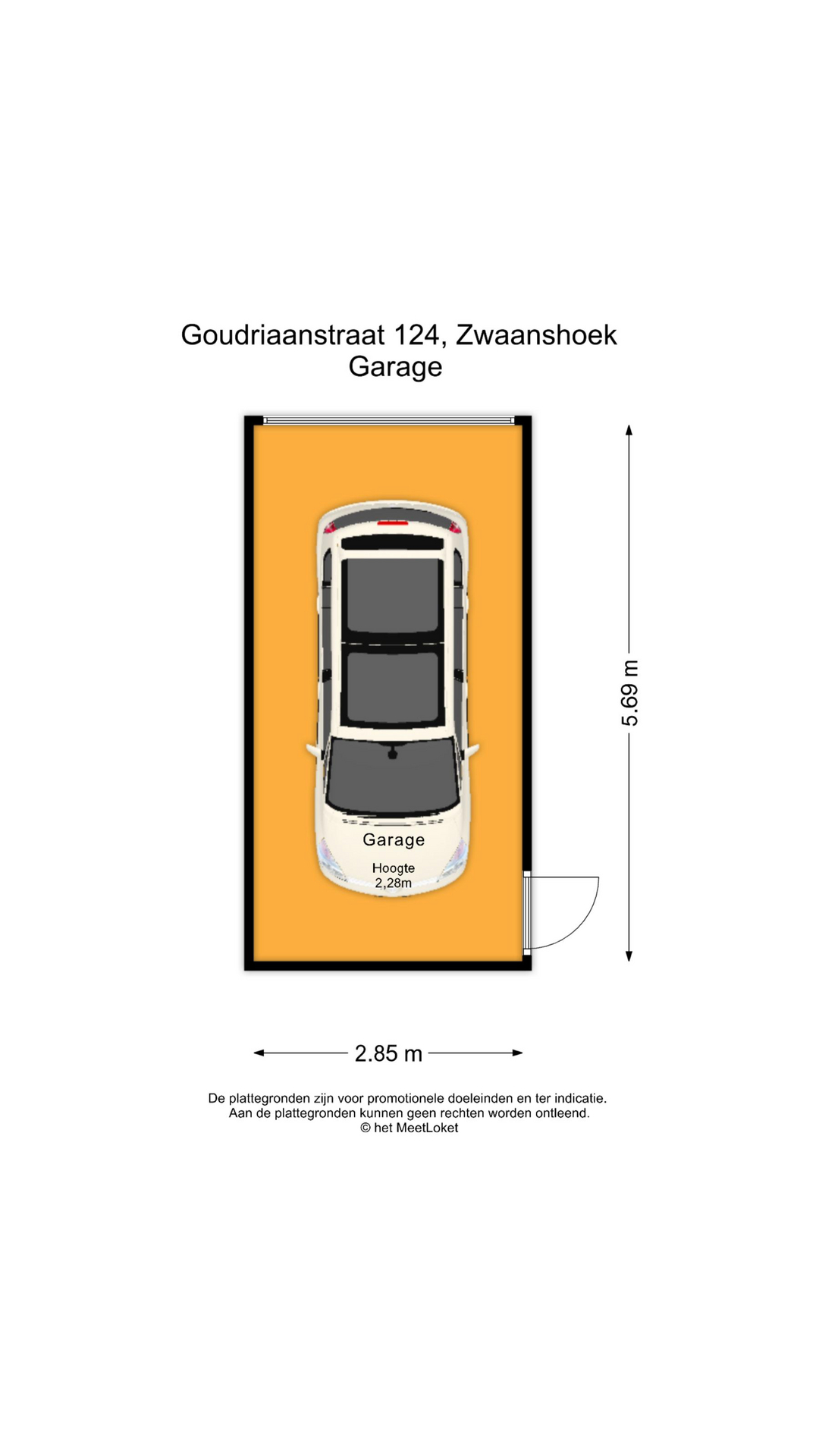 Goudriaanstraat 124 , 2136 AV Zwaanshoek map
